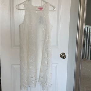 NWT Lilly Pulitzer white lace dress. Size 6